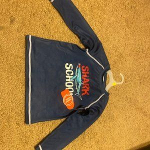 shark school swim shirt size 3-t